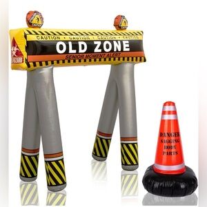 🔥ArtCreativity Old Zone Inflatable Over The Hill Party Decorations Birthday